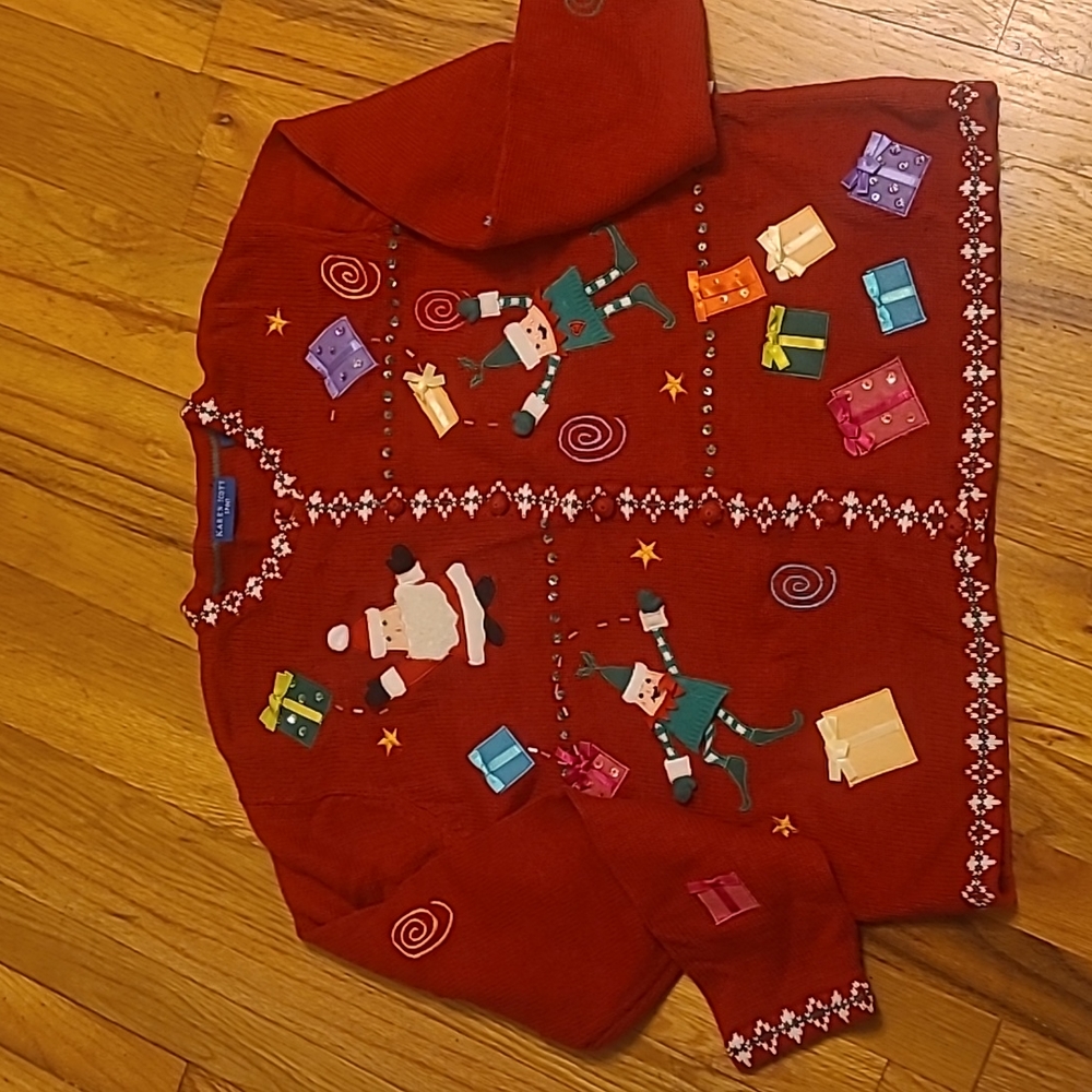 Karen Scott Size L Christmas Sweater